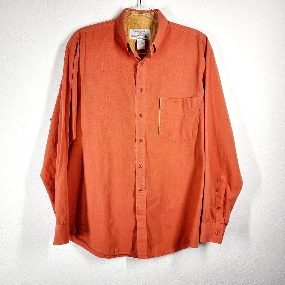 LONGHORN WESTERN WEAR BUTTON FRONT SHIRT